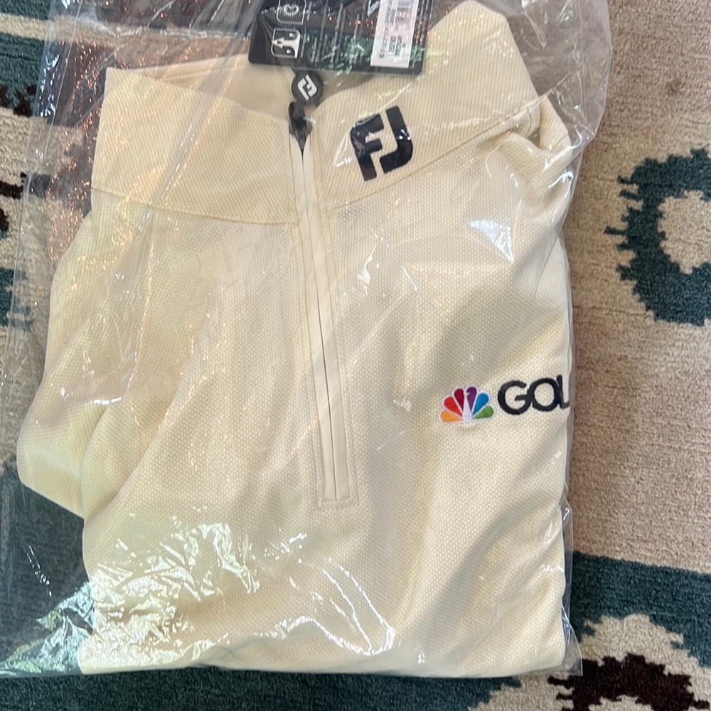 Footjoy pique long sleeve pullover